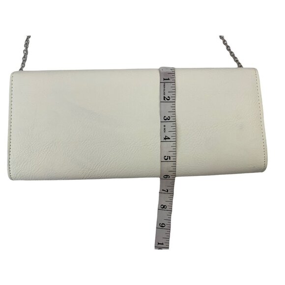 Women's White & Silver Clutch Purse - Picture 6 of 7